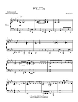 weltita partitura para piano